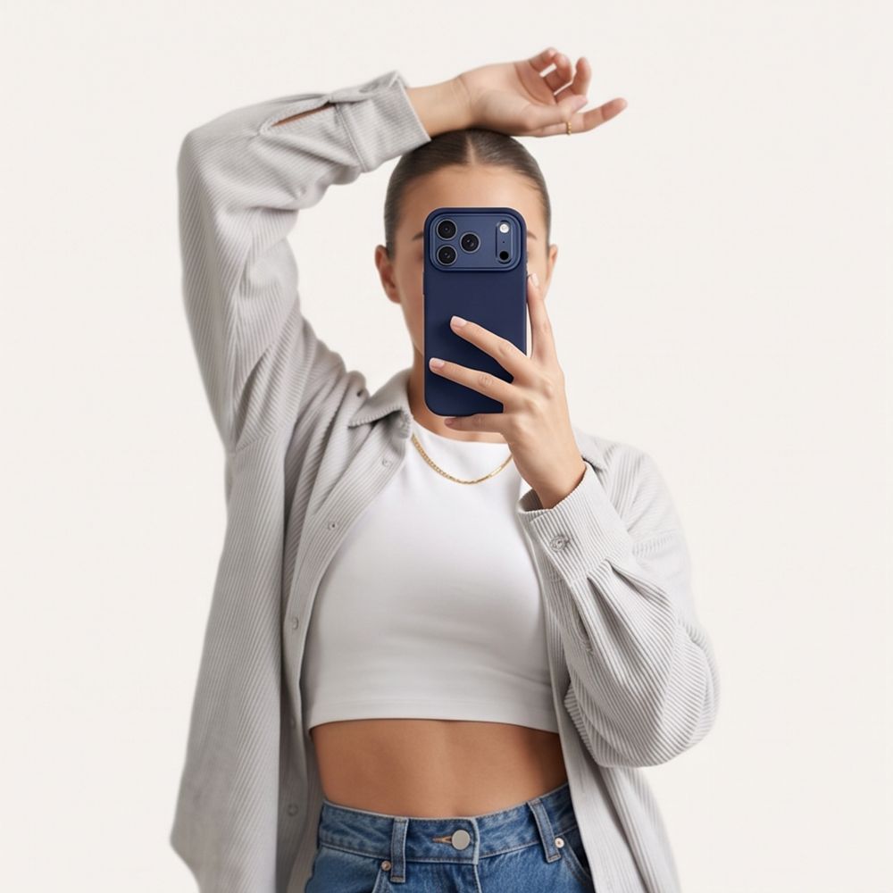 Tech-Protect iPhone 18 Pro Max / iPhone 17 Pro Max - Σκληρή Θήκη με Πλαίσιο Σιλικόνης και MagSafe - Uniq MagSafe CC - Deep Blue