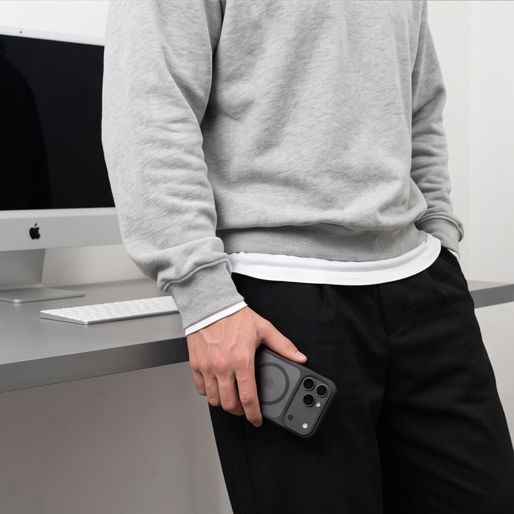 Tech-Protect iPhone 18 Pro Max / iPhone 17 Pro Max - Σκληρή Θήκη με Πλαίσιο Σιλικόνης MagSafe - MagMat CC - Matte Black
