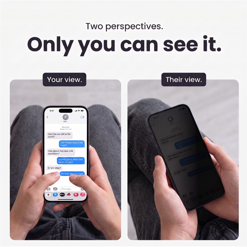 Tech-Protect iPhone 18 Pro Max - Σετ με 2 Full Screen Αντιχαρακτικά Γυαλιά Οθόνης - Glass Spy Plus - Privacy