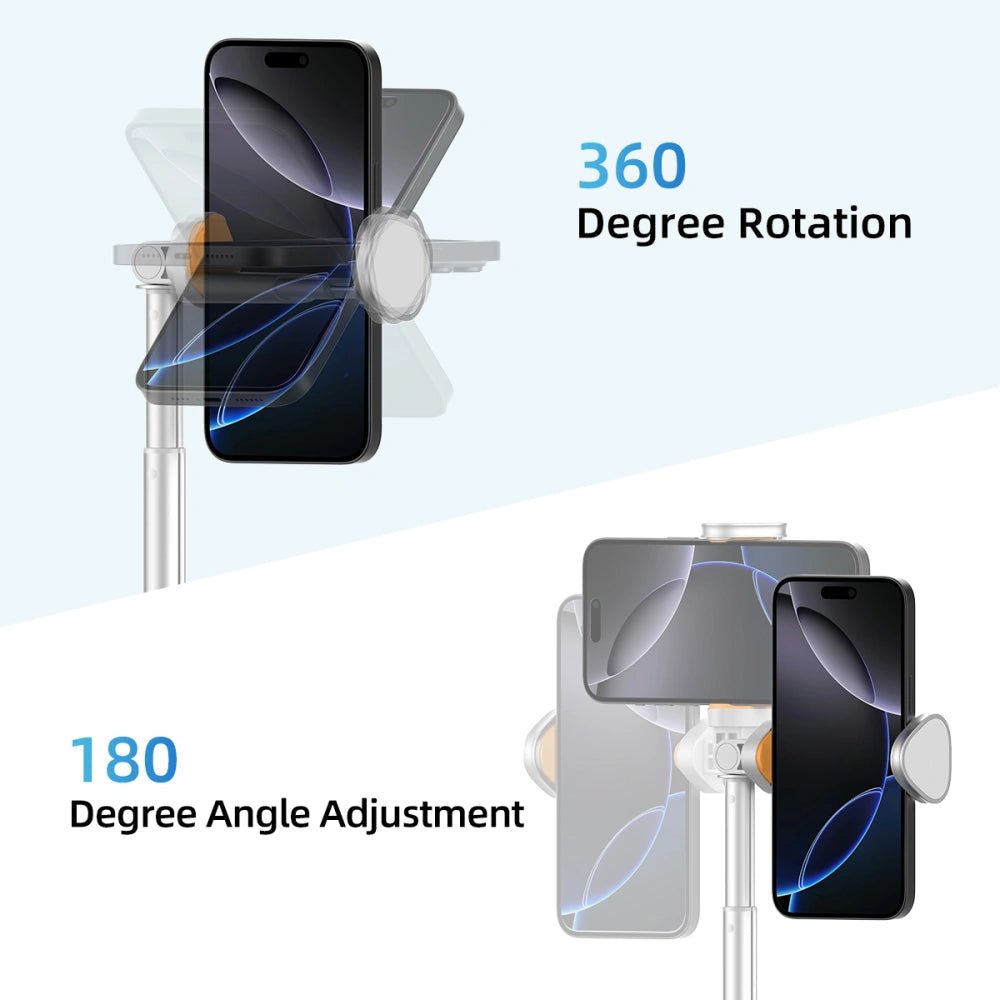 Tech - Protect L09S - Ασύρματο Bluetooth Selfie Stick με Τρίποδο και Τηλεχειριστήριο - White