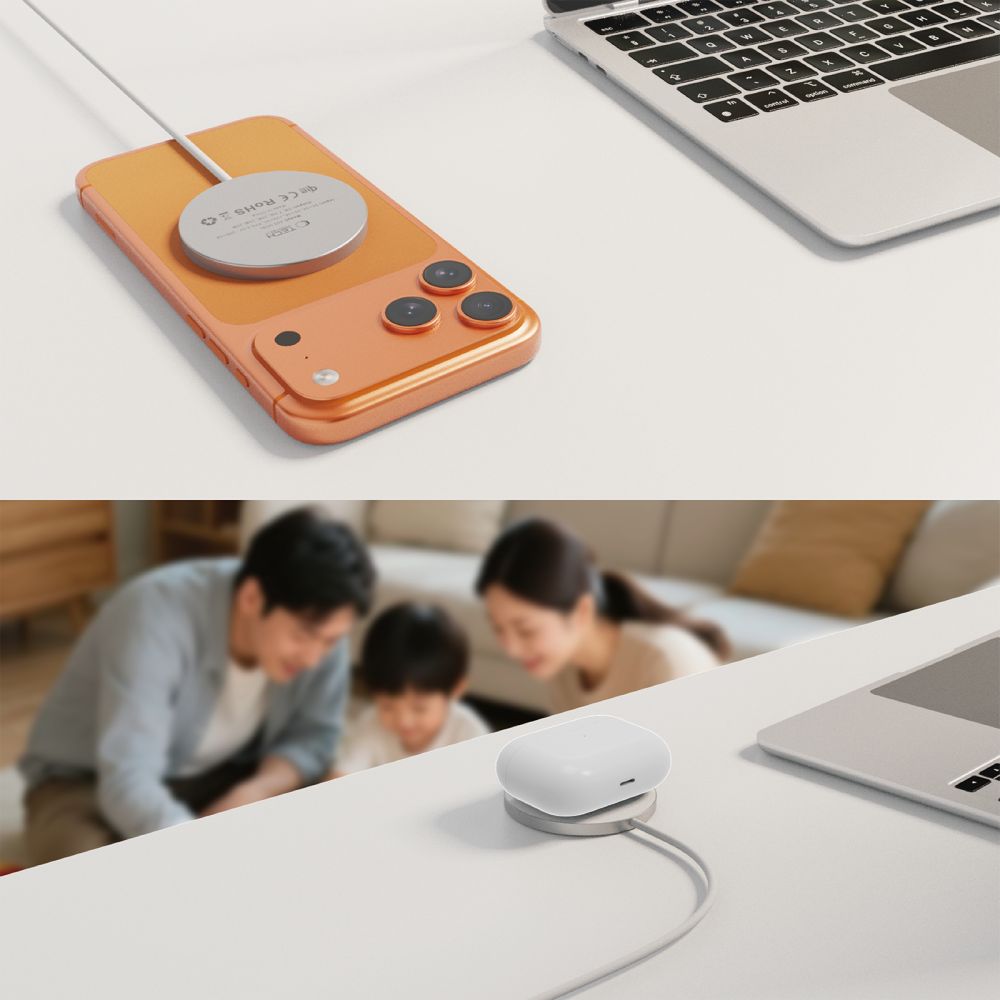 Tech - Protect Μαγνητικός Ασύρματος Φορτιστής MagSafe 25W QI2.2 - A50 - White