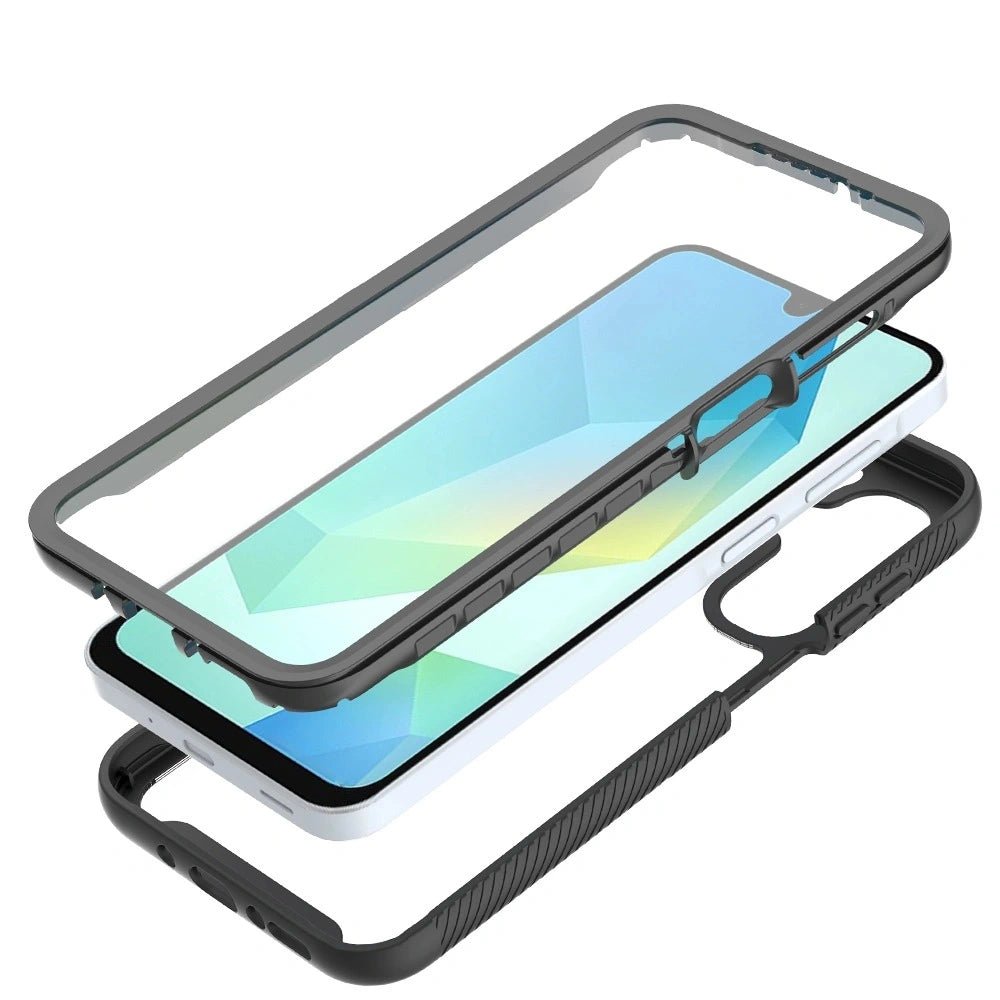 Tech - Protect Samsung Galaxy A17 4G / 5G - Defense - Θήκη Full Body με Προστασία Οθόνης - Clear / Black