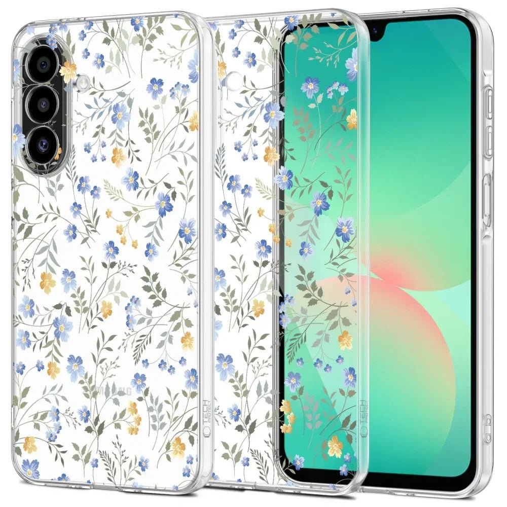 Tech - Protect Samsung Galaxy A17 4G / 5G - Flexair+ - Λεπτή Θήκη Σιλικόνης - Spring Flowers