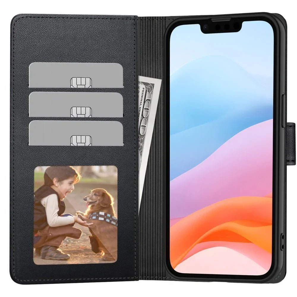 Tech - Protect Samsung Galaxy A26 5G / A17 4G / 5G - Wallet - Θήκη Πορτοφόλι Stand από Δερματίνη - Black