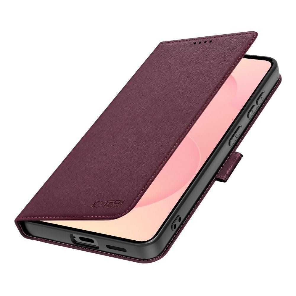 Tech - Protect Samsung Galaxy A27 5G - Θήκη Πορτοφόλι Stand από Δερματίνη - Wallet - Mulberry