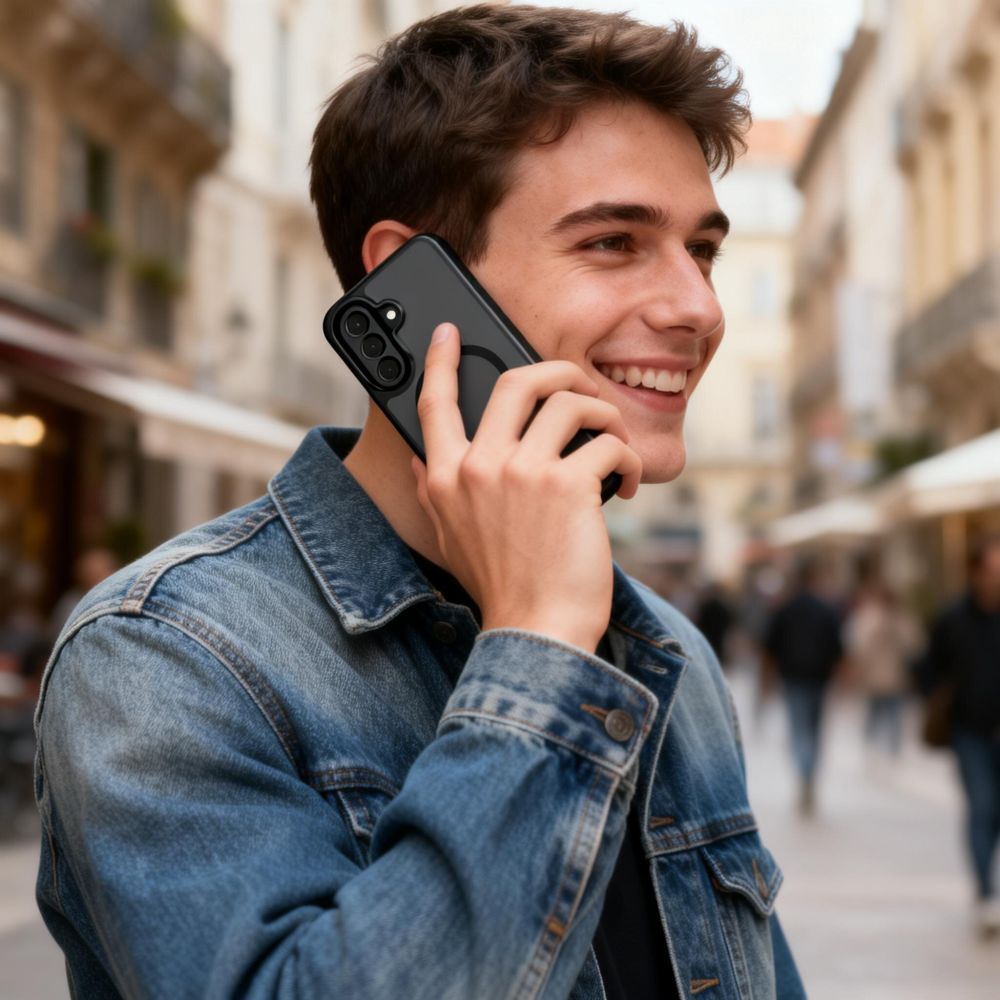 Tech - Protect Samsung Galaxy A36 / A37 / A56 / A27 5G - Σκληρή Θήκη με Πλαίσιο Σιλικόνης και MagSafe - MagMat MagSafe - Matte Black