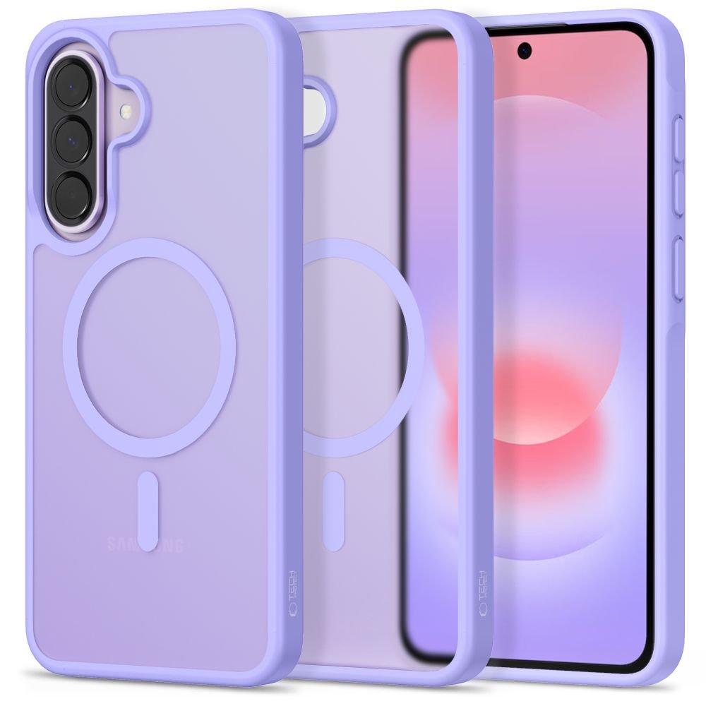 Tech - Protect Samsung Galaxy A57 5G - Σκληρή Θήκη με Πλαίσιο Σιλικόνης και MagSafe - MagMat MagSafe - Matte Lilac