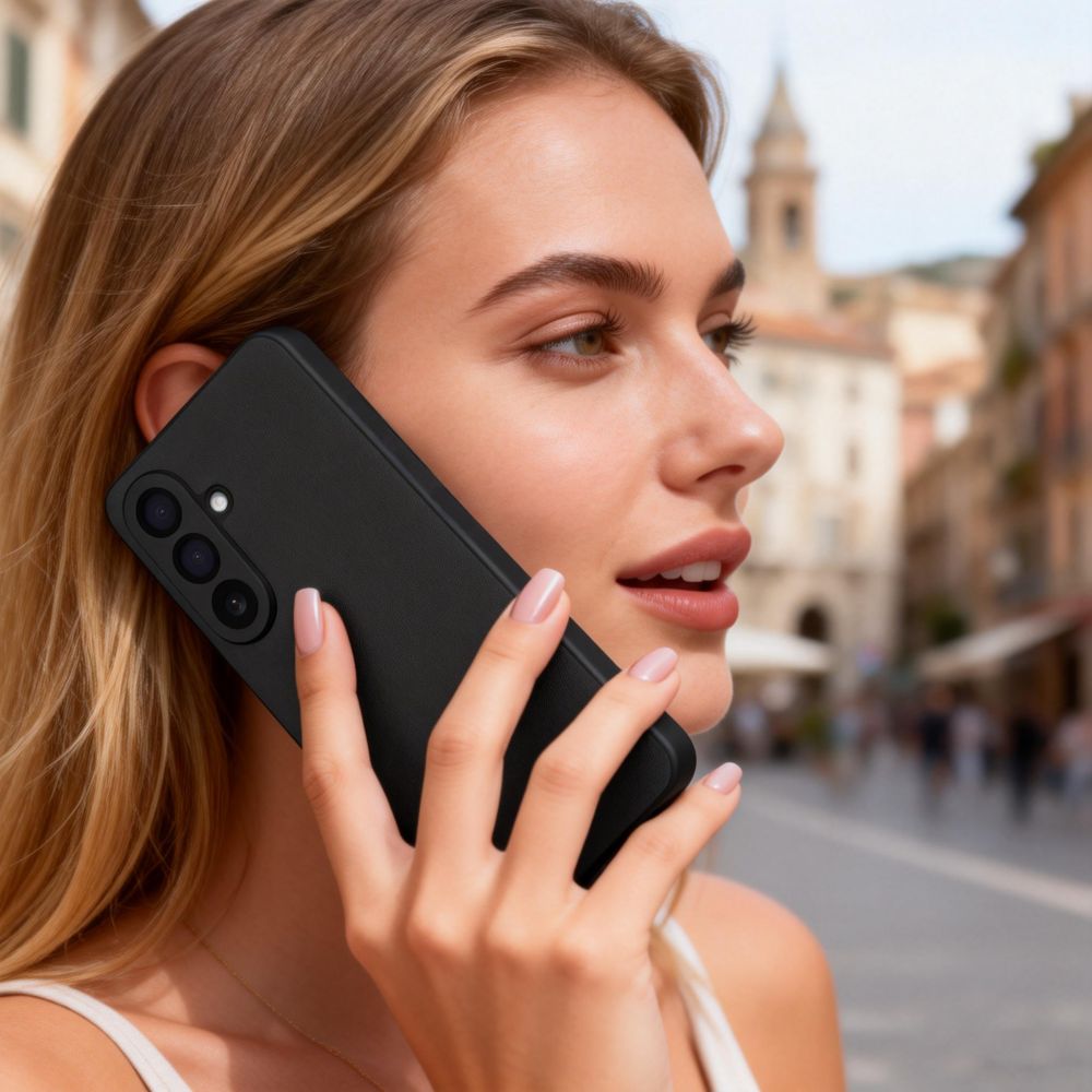 Tech - Protect Samsung Galaxy A57 5G - Θήκη Βιβλίο με Θέση για 1 Κάρτα - Smart Wallet - Matte Black