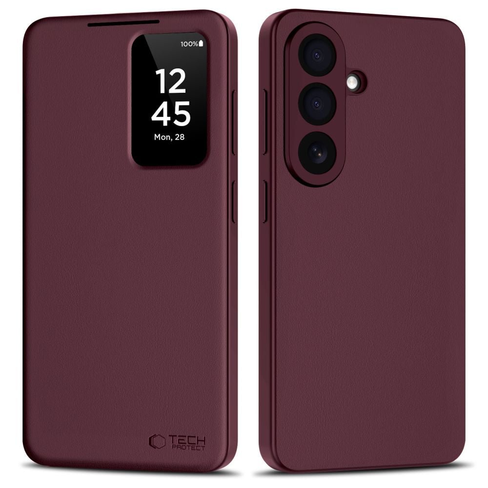 Tech - Protect Samsung Galaxy A57 5G - Θήκη Βιβλίο με Θέση για 1 Κάρτα - Smart Wallet - Mulberry