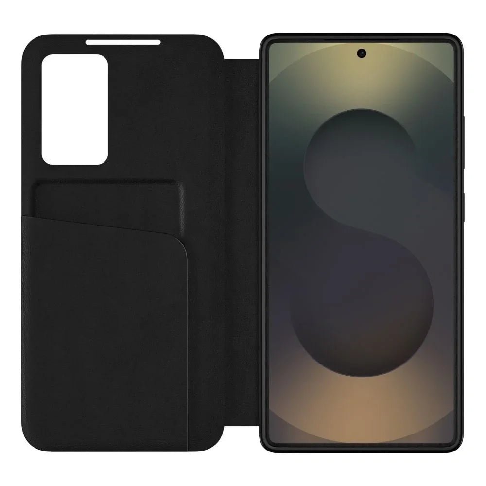 Tech - Protect Samsung Galaxy S25 FE - Smart Wallet - Θήκη με Θέση για 1 Κάρτα - Matte Black