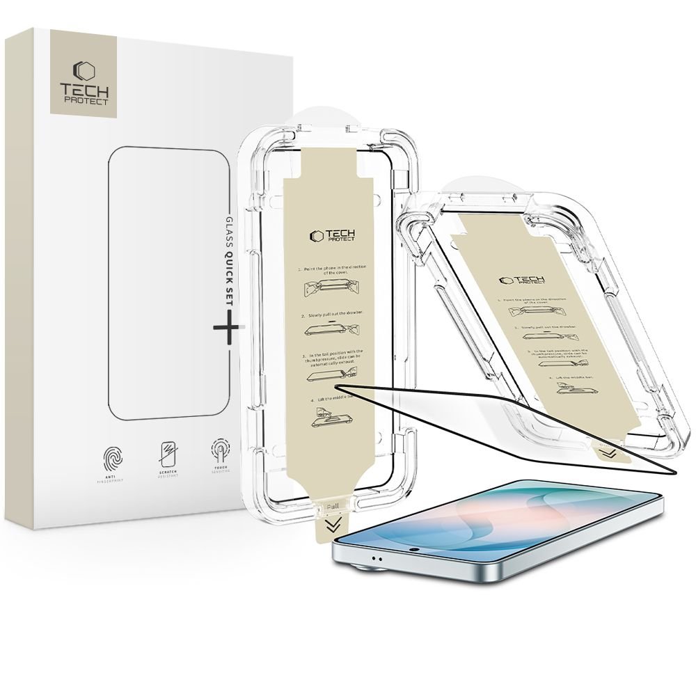 Tech - Protect Samsung Galaxy S26 - Full Screen Αντιχαρακτικό Γυαλί Οθόνης Anti - Reflective - Quick Set AR+ - Black