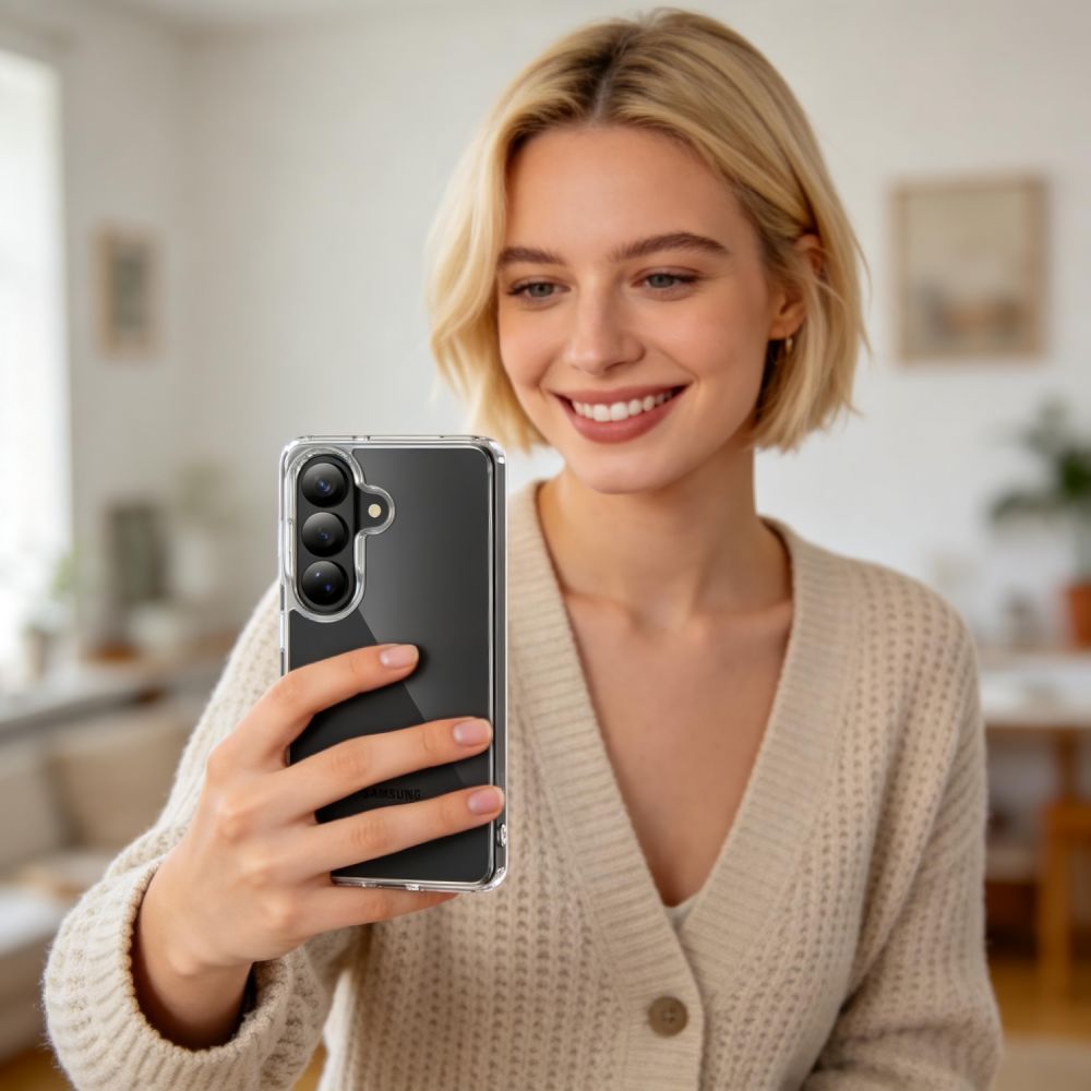 Tech - Protect Samsung Galaxy S26 Plus - Σκληρή Θήκη με Πλαίσιο Σιλικόνης - Flexair Hybrid - Clear