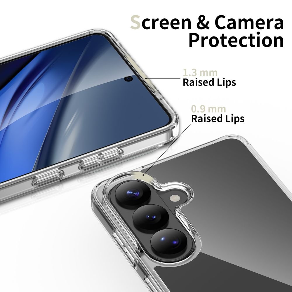 Tech - Protect Samsung Galaxy S26 Plus - Σκληρή Θήκη με Πλαίσιο Σιλικόνης - Flexair Hybrid - Clear