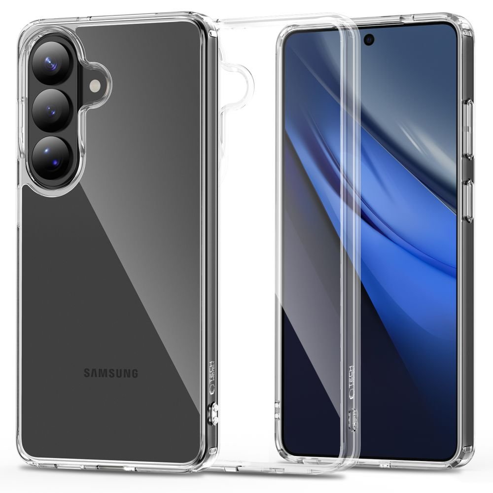 Tech - Protect Samsung Galaxy S26 Plus - Σκληρή Θήκη με Πλαίσιο Σιλικόνης - Flexair Hybrid - Clear