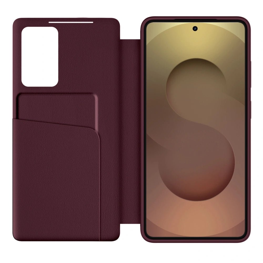 Tech - Protect Samsung Galaxy S26 Ultra - Θήκη Βιβλίο με Θέση για 1 Κάρτα - Smart Wallet - Mulberry