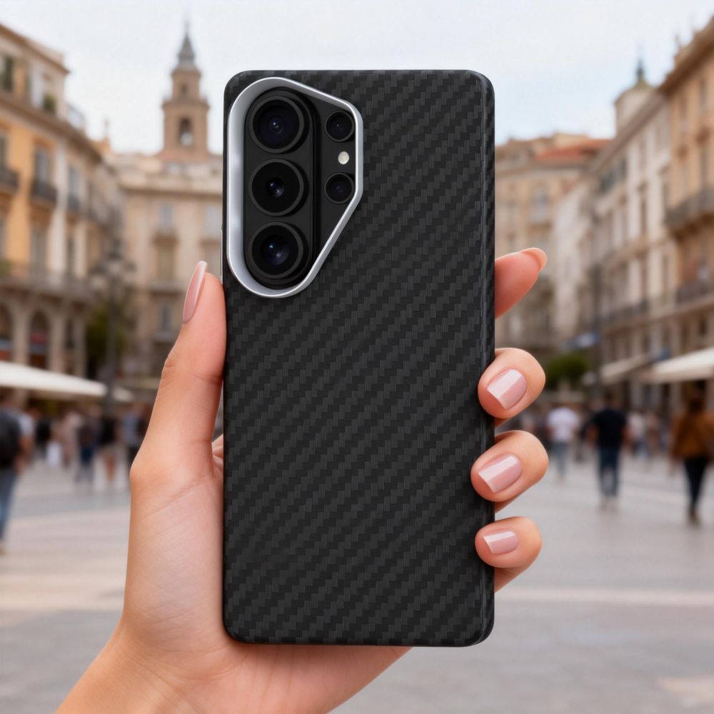 Tech - Protect Samsung Galaxy S26 Ultra - Σκληρή Θήκη με MagSafe - Ion Carbon MagSafe - Black / Silver