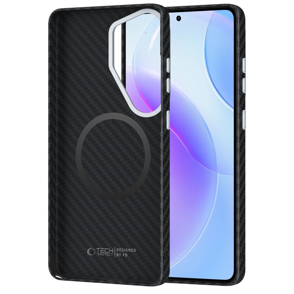 Tech - Protect Samsung Galaxy S26 Ultra - Σκληρή Θήκη με MagSafe - Ion Carbon MagSafe - Black / Silver