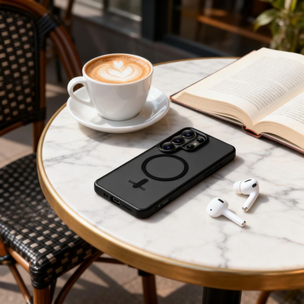 Tech - Protect Samsung Galaxy S26 Ultra - Σκληρή Θήκη με Πλαίσιο Σιλικόνης και MagSafe - MagMat MagSafe - Matte Black