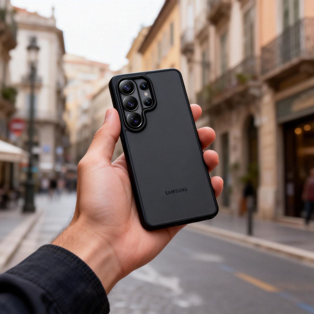 Tech - Protect Samsung Galaxy S26 Ultra - Σκληρή Θήκη με Πλαίσιο Σιλικόνης - MagMat - Matte Black