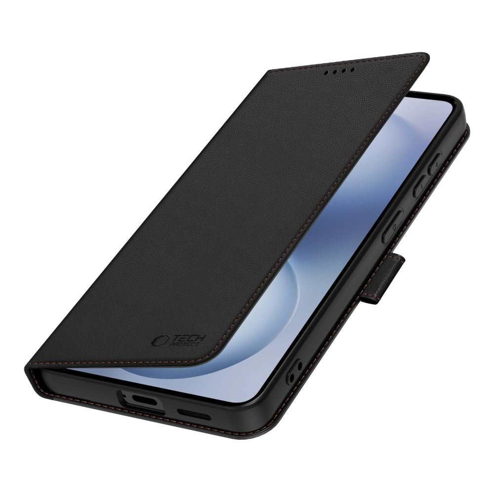 Tech - Protect Samsung Galaxy S26 Ultra - Θήκη Πορτοφόλι Stand από Δερματίνη - Wallet - Black / Red
