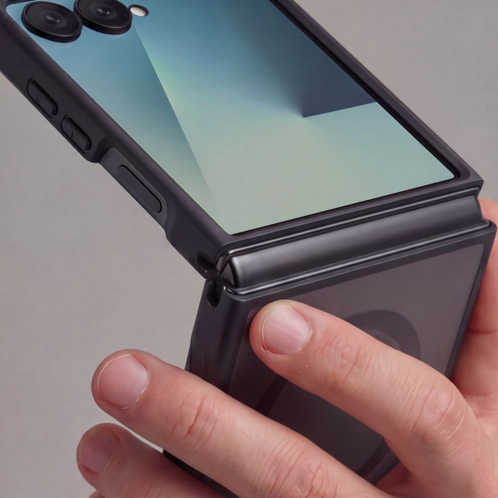 Tech-Protect Samsung Galaxy Z Flip8 - Σκληρή Θήκη με Πλαίσιο Σιλικόνης - MagMat MagSafe - Matte Black