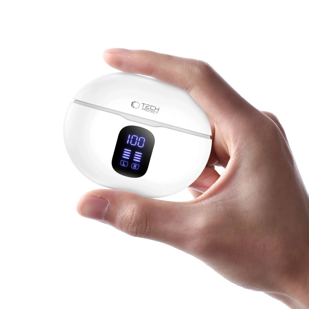 Tech - Protect Ultraboost TWS Earphone Pro G2 - Ασύρματα ακουστικά για Κλήσεις / Μουσική - White