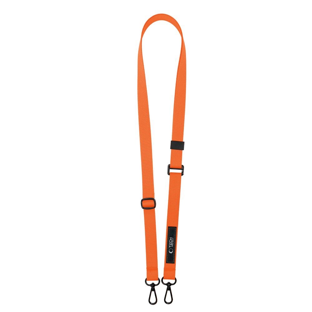 Tech - Protect Universal Λουράκι για Θήκη Κινητού - C6S Rope CrossBody Strap - Cosmic Orange
