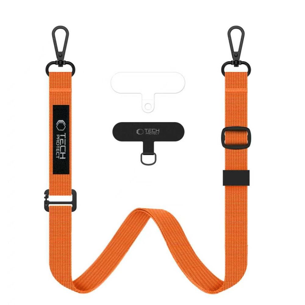 Tech - Protect Universal Λουράκι για Θήκη Κινητού - C6S Rope CrossBody Strap - Cosmic Orange