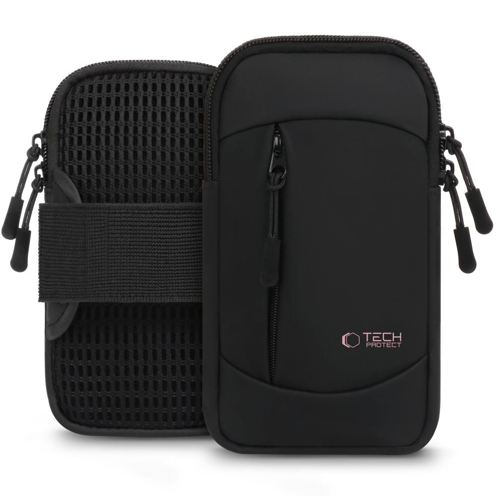 Tech - Protect Universal Sport Armband - M6 - 18.5 x 9.5 x 2.5 cm - Black / Pink