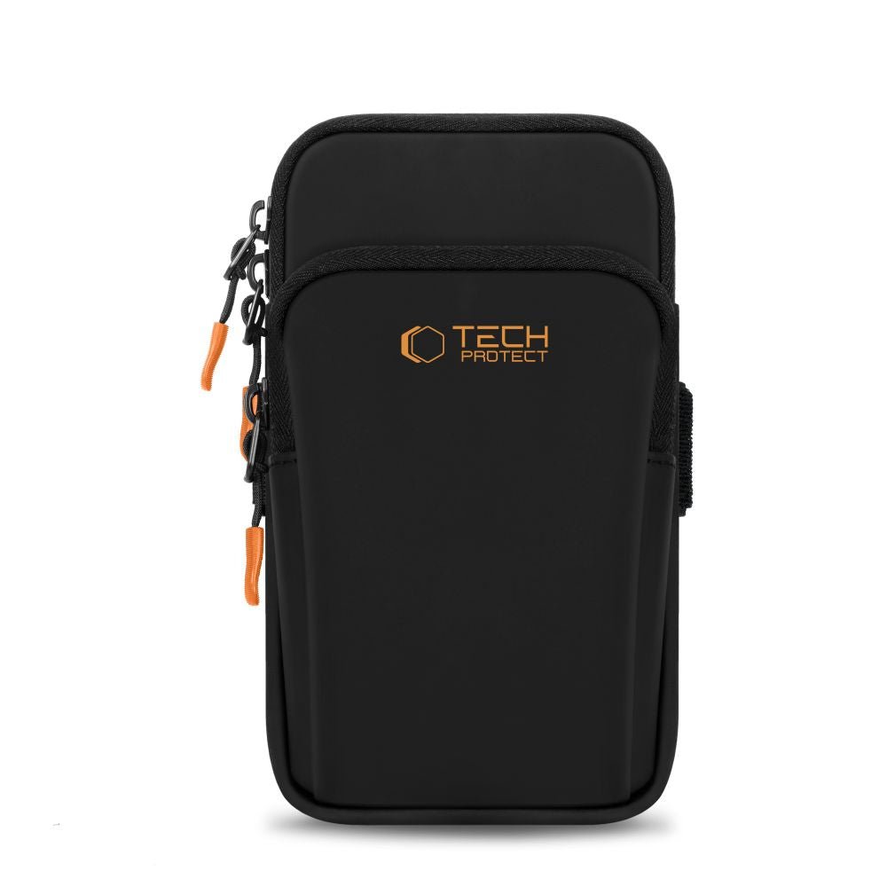 Tech - Protect Universal Sport Armband - M7 - 33 x 12.4 x 3 cm - Black / Orange