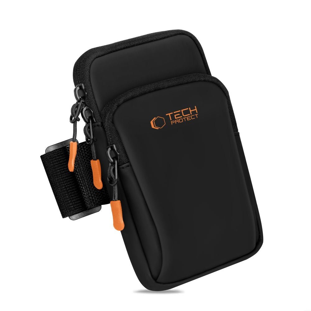 Tech - Protect Universal Sport Armband - M7 - 33 x 12.4 x 3 cm - Black / Orange