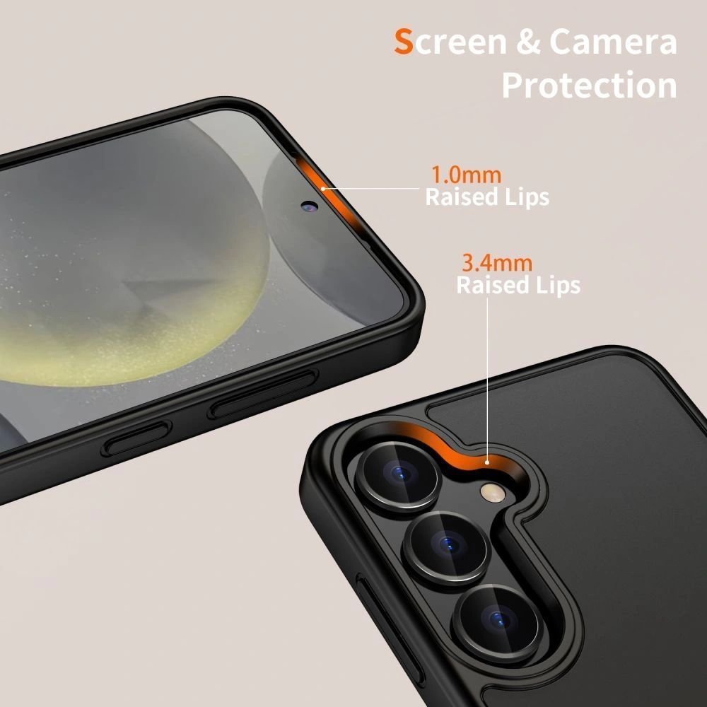 Tech - Protect Xiaomi Redmi 15 4G / 5G - Σκληρή Θήκη με Πλαίσιο Σιλικόνης - MagMat - Matte Black