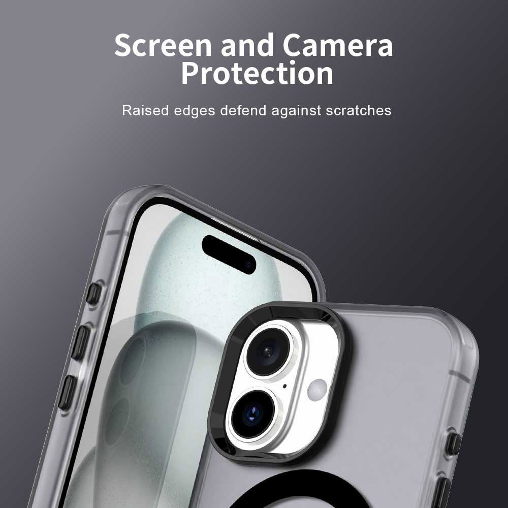 Techsuit iPhone 17 - Σκληρή Θήκη με Πλαίσιο Σιλικόνης και MagSafe - CandyCase MagSafe - Black