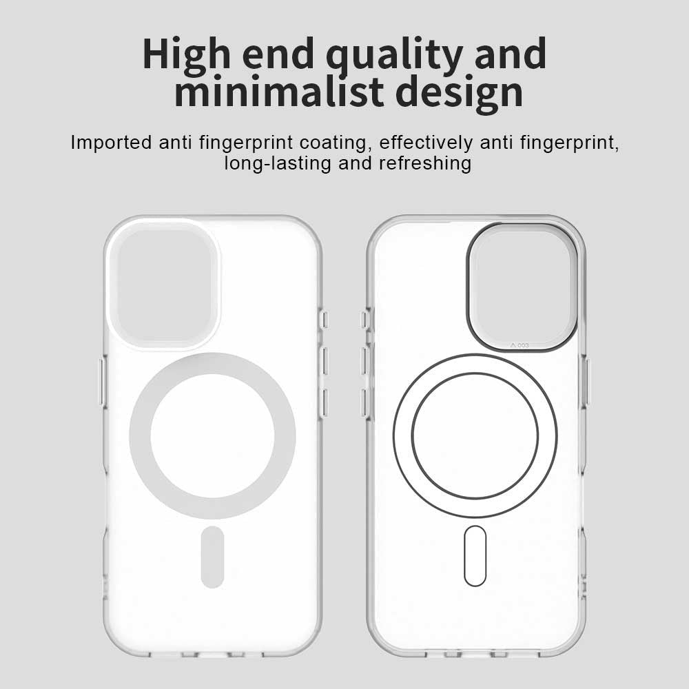 Techsuit iPhone 17 - Σκληρή Θήκη με Πλαίσιο Σιλικόνης και MagSafe - CandyCase MagSafe - White