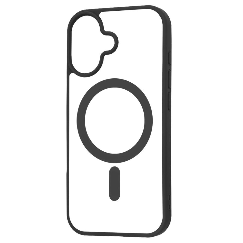 Techsuit iPhone 17 - Σκληρή Θήκη με Πλαίσιο Σιλικόνης - MagSafe Pro - Clear / Black