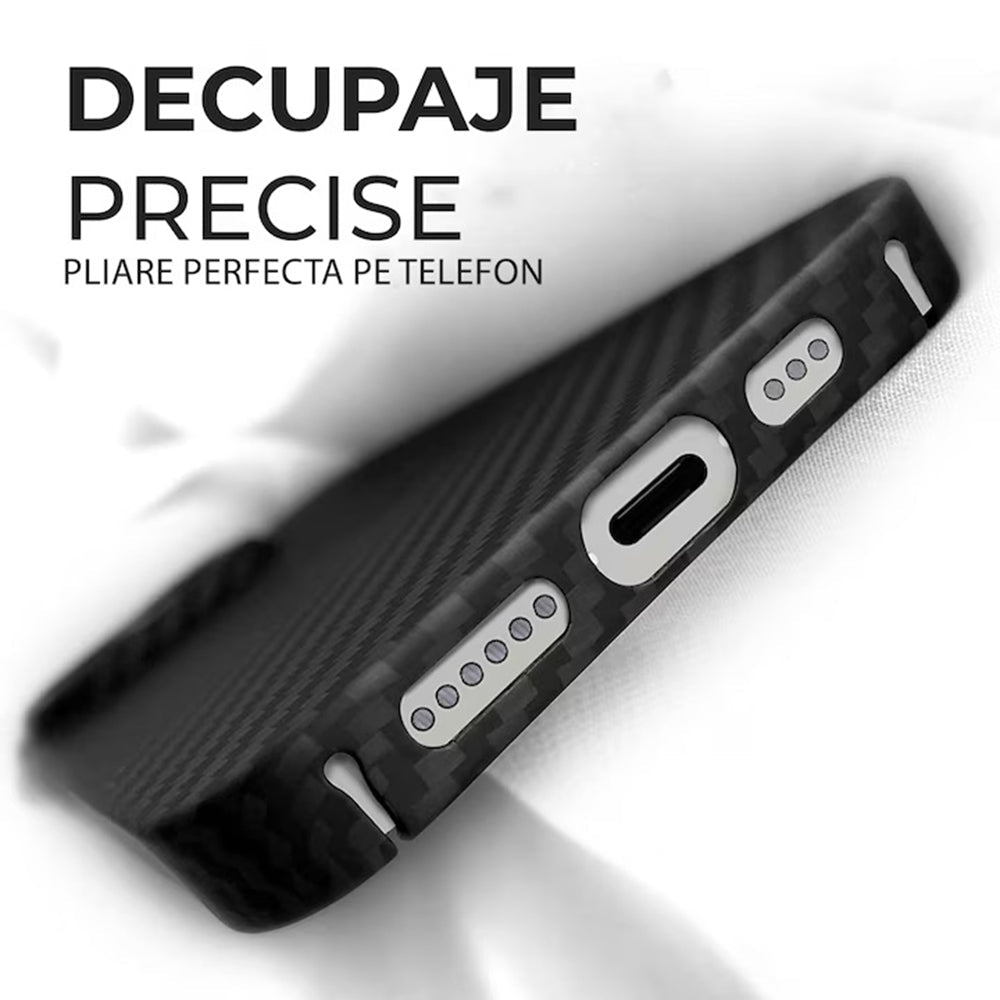 Techsuit iPhone Air Σκληρή Θήκη - Aramid Fiber MagSafe - Black