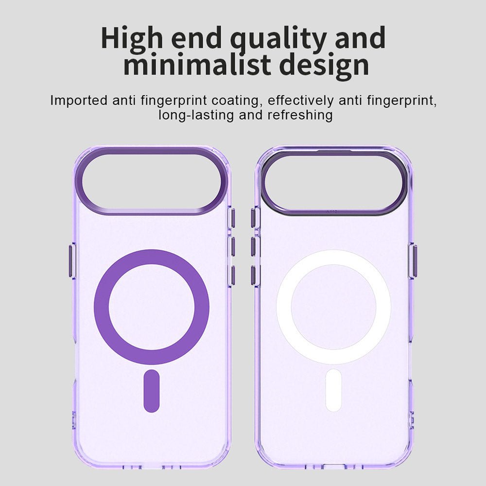 Techsuit iPhone Air - Σκληρή Θήκη με Πλαίσιο Σιλικόνης και MagSafe - CandyCase MagSafe - Purple