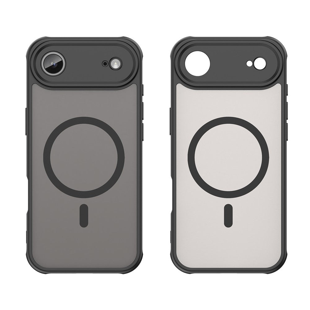 Techsuit iPhone Air - Σκληρή Θήκη με Πλαίσιο Σιλικόνης και MagSafe - HaloFrost II MagSafe - Black