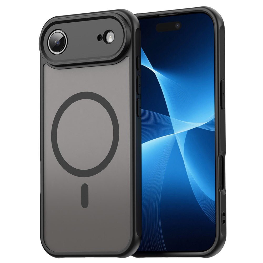 Techsuit iPhone Air - Σκληρή Θήκη με Πλαίσιο Σιλικόνης και MagSafe - HaloFrost II MagSafe - Black