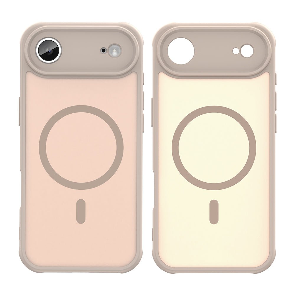 Techsuit iPhone Air - Σκληρή Θήκη με Πλαίσιο Σιλικόνης και MagSafe - HaloFrost II MagSafe - Gold