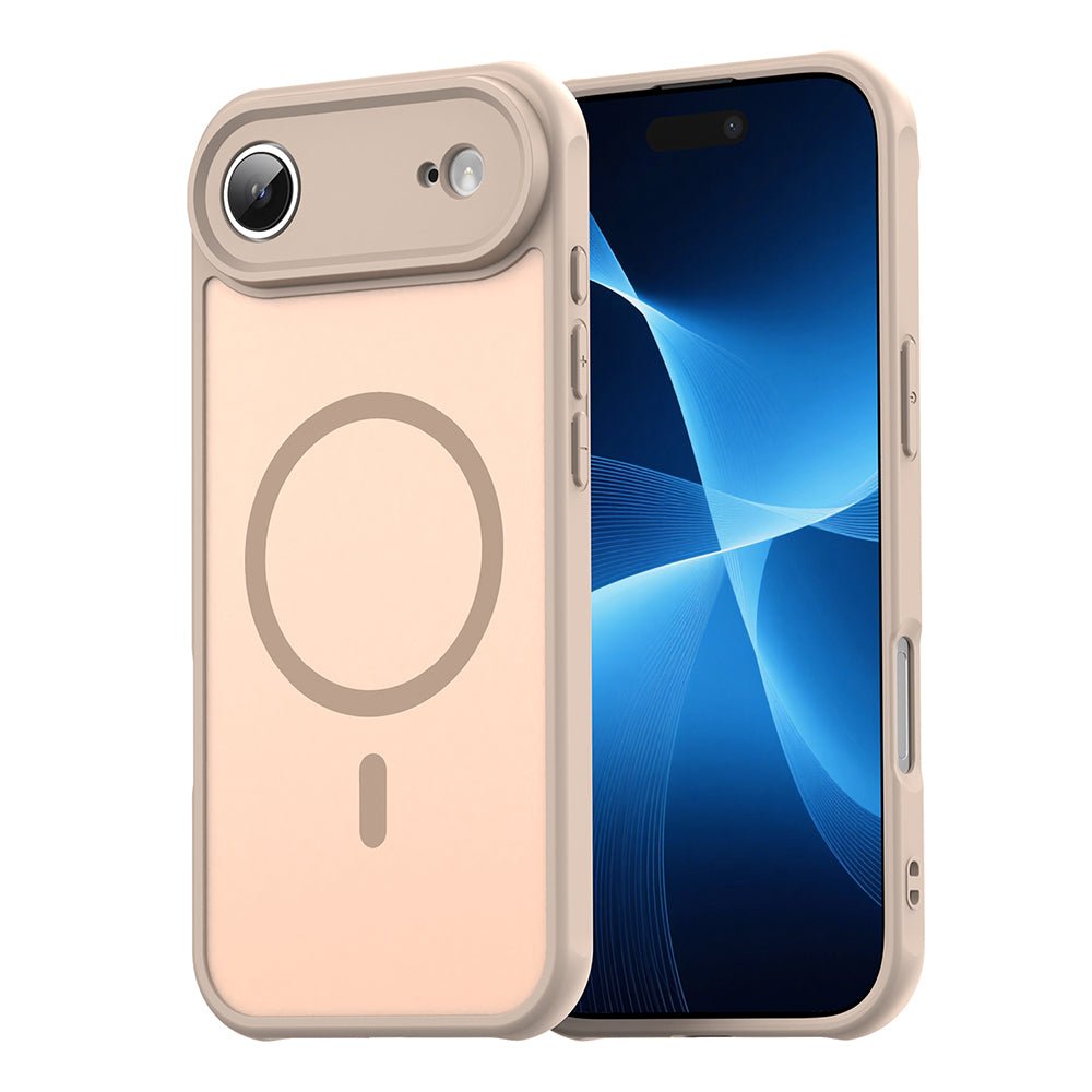 Techsuit iPhone Air - Σκληρή Θήκη με Πλαίσιο Σιλικόνης και MagSafe - HaloFrost II MagSafe - Gold