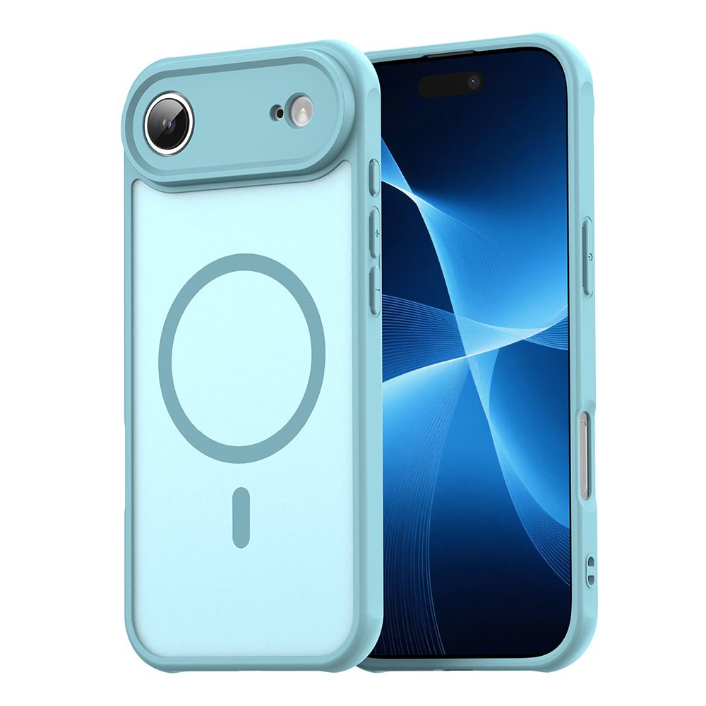 Techsuit iPhone Air - Σκληρή Θήκη με Πλαίσιο Σιλικόνης και MagSafe - HaloFrost II MagSafe - Mint Green