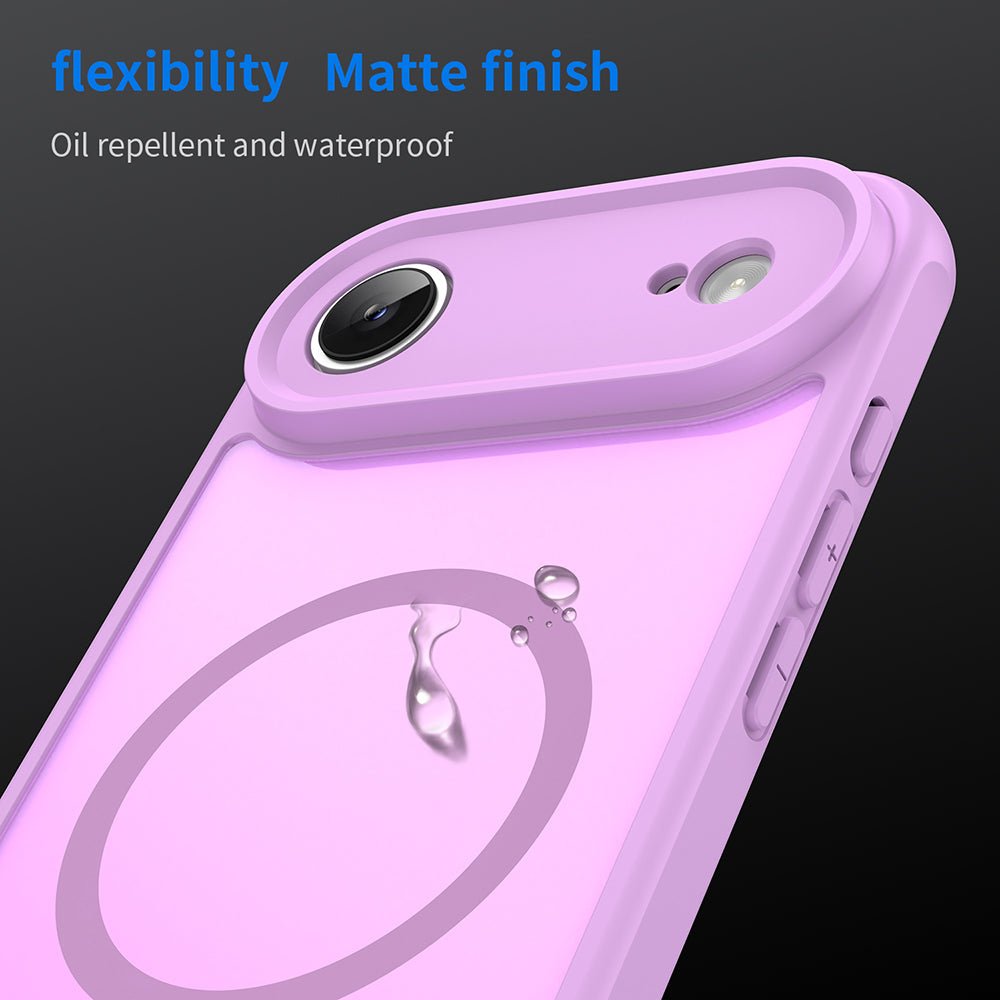 Techsuit iPhone Air - Σκληρή Θήκη με Πλαίσιο Σιλικόνης και MagSafe - HaloFrost II MagSafe - Pink