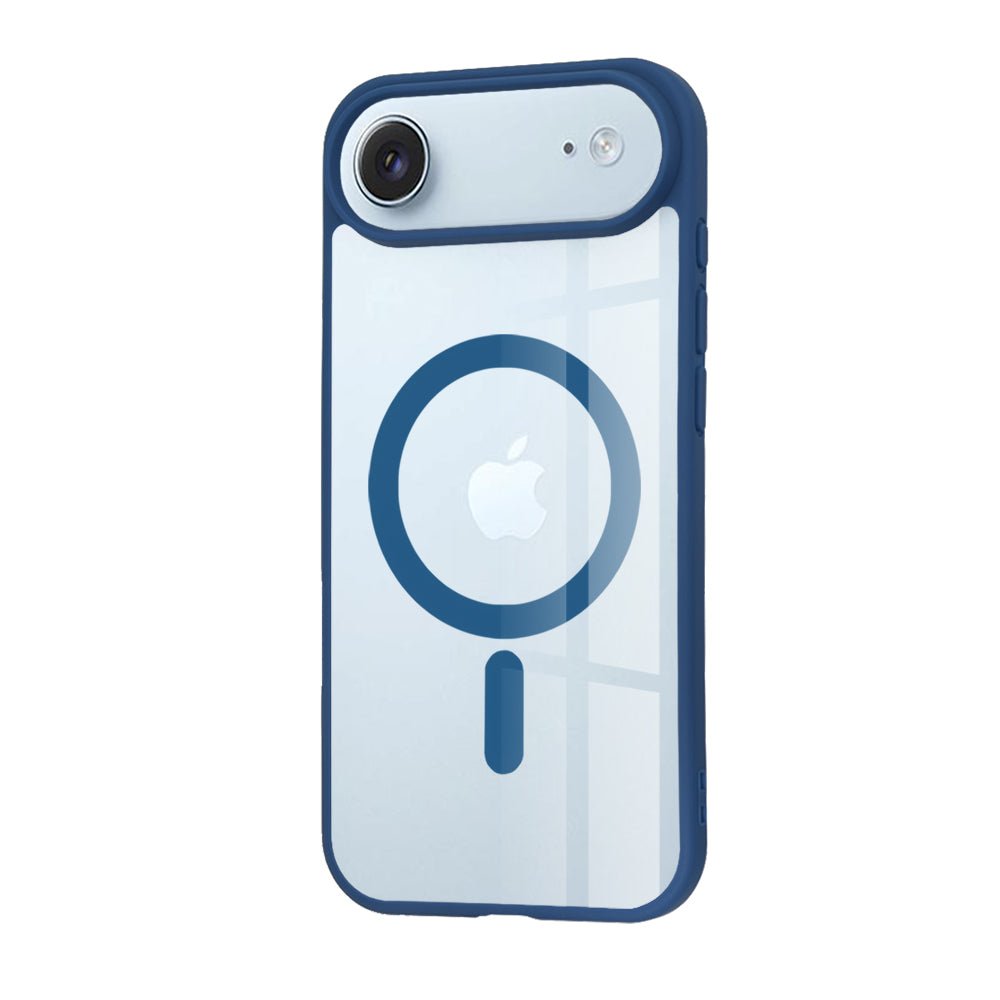 Techsuit iPhone Air - Σκληρή Θήκη με Πλαίσιο Σιλικόνης - MagSafe Pro - Clear / Blue