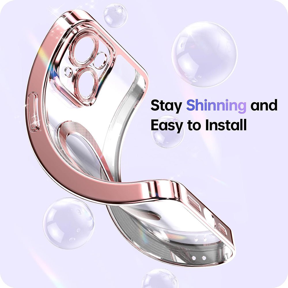 Techsuit iPhone Air - Θήκη Σιλικόνης - Luxury Glitter MagSafe - Silver