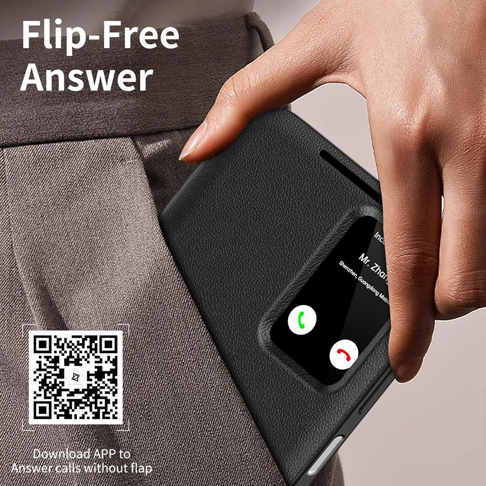 Techsuit Samsung Galaxy A17 4G / 5G / A26 5G - Θήκη Βιβλίο με Θέση για 1 Κάρτα - SmartView Series - Black