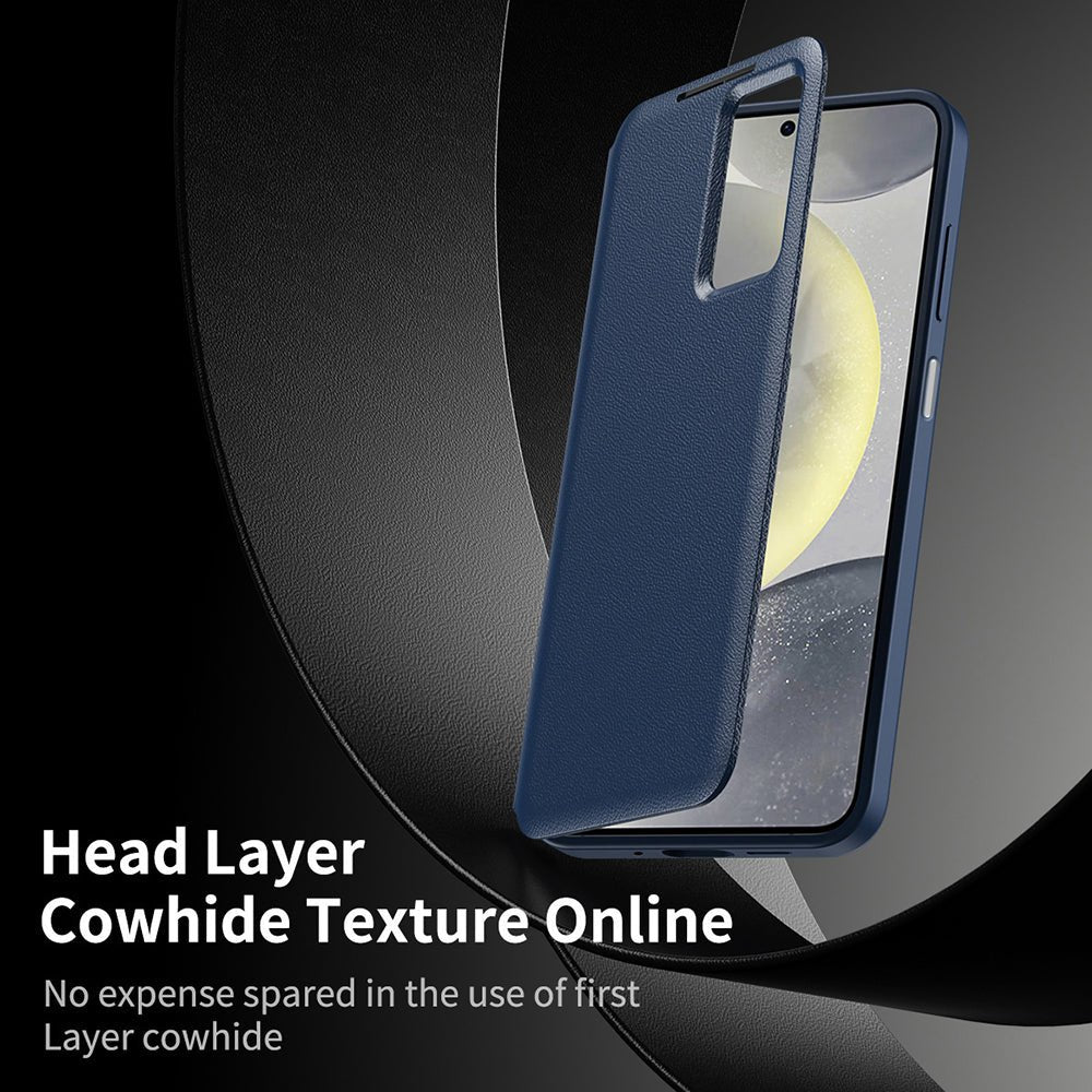 Techsuit Samsung Galaxy A17 4G / 5G / A26 5G - Θήκη Βιβλίο με Θέση για 1 Κάρτα - SmartView Series - Blue