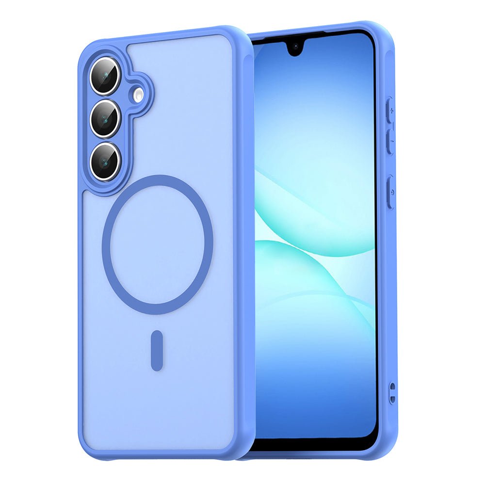 Techsuit Samsung Galaxy A17 4G / 5G - Σκληρή Θήκη με Πλαίσιο Σιλικόνης και MagSafe - HaloFrost II MagSafe - Sky Blue