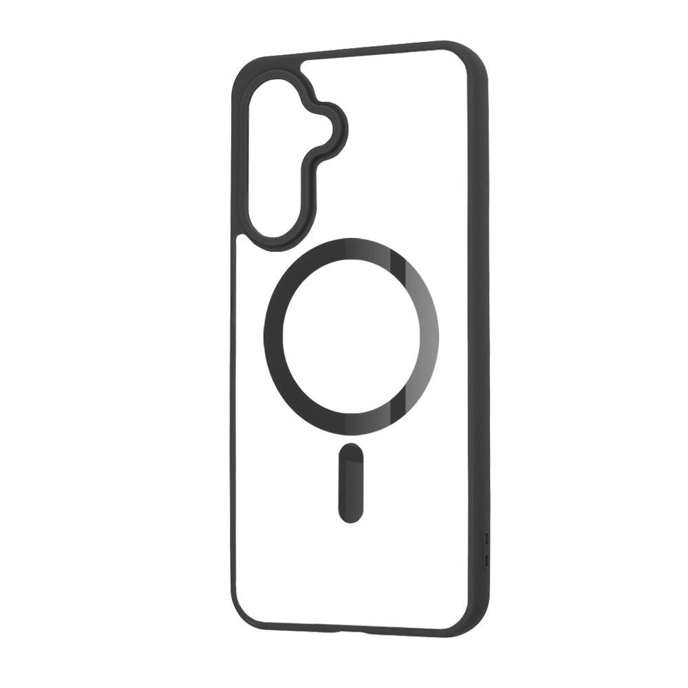 Techsuit Samsung Galaxy A17 4G / 5G - Σκληρή Θήκη με Πλαίσιο Σιλικόνης - MagSafe Pro - Clear / Black