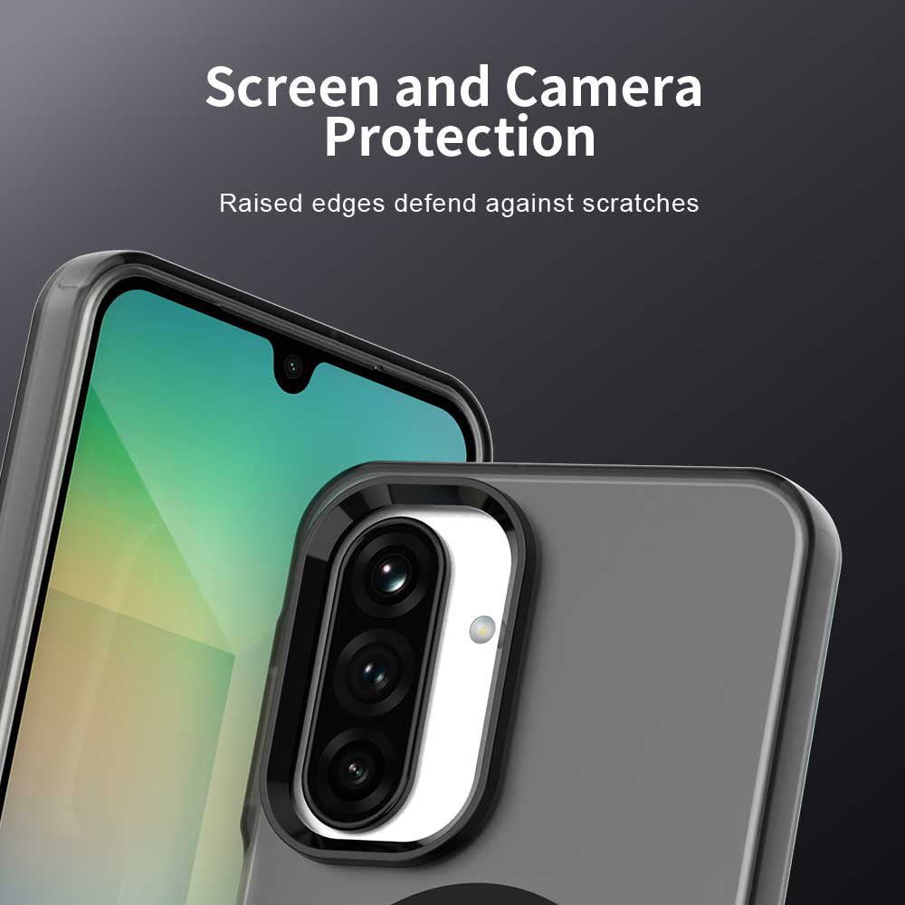 Techsuit Samsung Galaxy A26 5G - Σκληρή Θήκη με Πλαίσιο Σιλικόνης και MagSafe - CandyCase MagSafe - Black